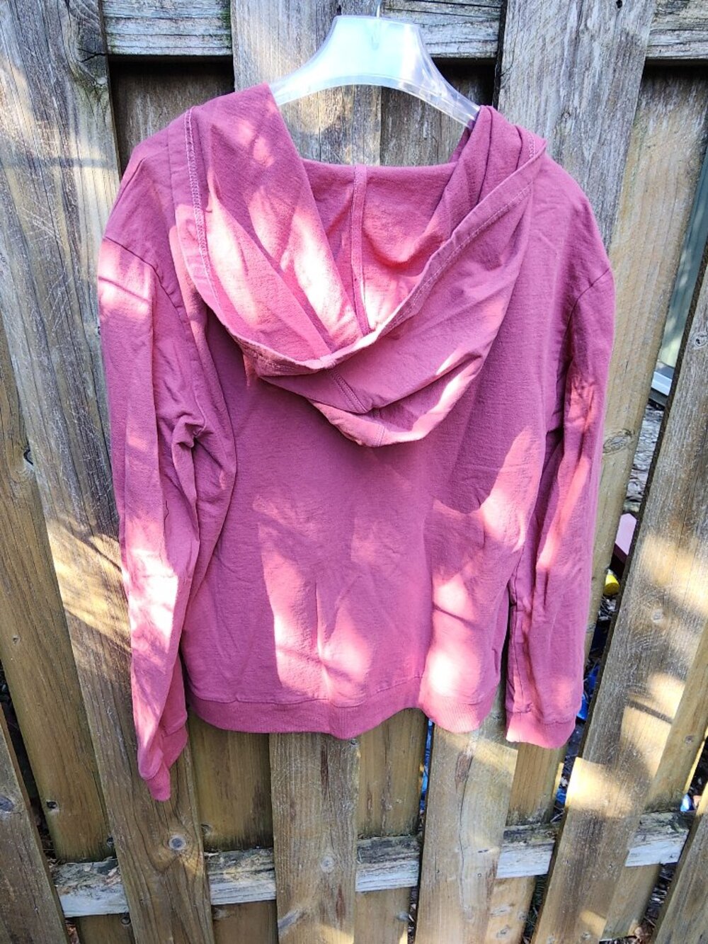 NWOT Cotton Bleu XL Women's Burgandy pullover Hoodie 100% cotton - Picture 10 of 16